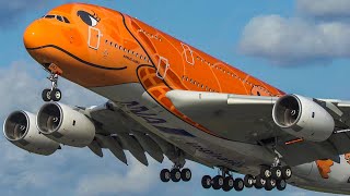 60 MINUTES PURE AVIATION  French planes only  AIRBUS A380 A330 A350  4K [upl. by Newg]