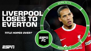 Steve Nicol says Liverpool’s title hopes are OVER after loss to Everton REACTION  ESPN FC [upl. by Eerrahs312]