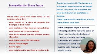 The Transatlantic Slave TradeHistoryTerm2 [upl. by Iv19]