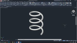 Realizzare una MOLLA 3D su Autocad con i comandi ELICA E SWEEP  Prof Paolo Mosca [upl. by Tihor192]