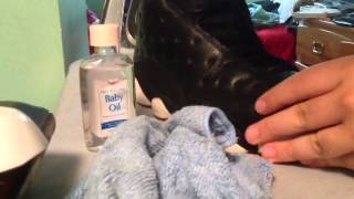 Part 1 Air Jordan XIII 13 Uncrease Toe Box Ironing Method [upl. by Eulalie74]