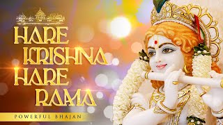 HARE KRISHNA HARE RAMA  MEDITATION MUSIC  108 TIMES CHANTING  हरे कृष्णा हरे रामा  New Bhajan [upl. by Zetrom]