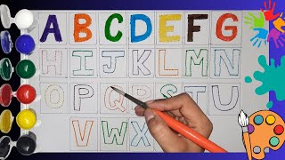 🎨 Learn A to Z Uppercase and Lowercase English Alphabets  Counting for Kids  4K4 Kids [upl. by Rikahs]