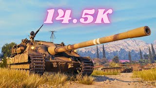 FV217 Badger 145K Damage 9 Kills World of Tanks [upl. by Gerhan]