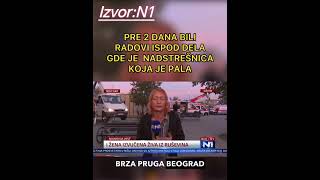 Pre dva dana bili radovi gde je nadstrešnica pala [upl. by Naam]