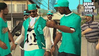 Aztecas vs Ballas Los Sepulcros Gang Mission in GTA San Andreas Gang Switch [upl. by Ilera]