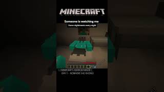 MineCraft Horror movie Day 1Nowhere minecraft minecraftshorts minecrafthorrorstory [upl. by Thorsten30]