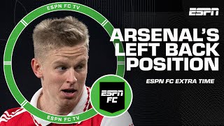 Arsenals leftback situation Kieran Tierney vs Oleksandr Zinchenko  ESPN FC Extra Time [upl. by Clareta]