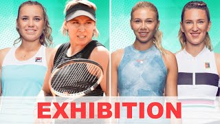 KeninMattekSands vs AnisimovaAzarenka EXHIBITION 2020 [upl. by Mckay]