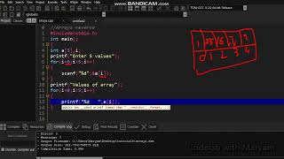 How we can print reverse array  C language [upl. by Sapers]