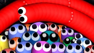 Slitherio 001 Troll Hacker Snake vs 91722 Giant Snakes Epic Slitherio Gameplay [upl. by Glenn]