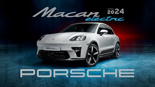 Electric Porsche Macan 2024 INSIDE LOOK PreLaunch [upl. by Llevad]