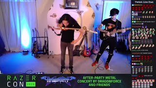 Herman Li DragonForce amp Tim Henson Polyphia  Cry Thunder Live Razer Con 2020 Part 14 [upl. by Aelahc]