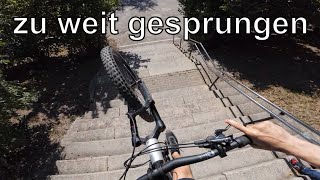 4m Treppengap ins Flat gesprungen  SMDH Ettlingen Hometrail  Canyon Torque 5 [upl. by Cleres531]