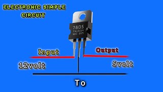 How to make 12V to 5V using 7805 Voltage regulator IC 🔥 [upl. by Marguerite934]