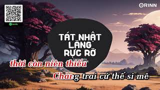 KARAOKE  Tát Nhật Lãng Rực Rỡ Remix  Fanny Trần x Orinn  BEAT CHUẨN [upl. by Ayerhs152]