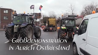 Großdemonstration in Aurich Ostfriesland [upl. by See]