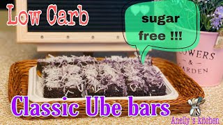 UBE BARS BREAD  LOW CARB  ketofriendly  Anelly’s Kitchen [upl. by Nalced]