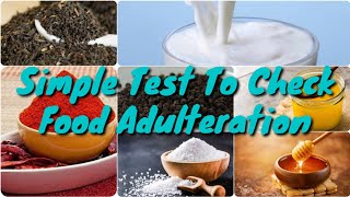 Simple Test To Check Food Adulteration [upl. by Ativoj]