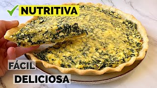 Deliciosamente Verde Tarta de Espinacas y Ricota para una Alimentación Balanceada [upl. by Kerred429]