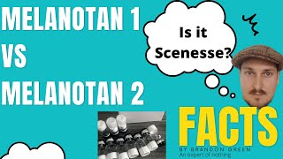 melanotan 1 vs melanotan 2 vs Scenesse afamelanotide [upl. by Euqinad]