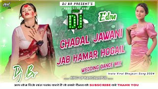 Chadhal Jawani Jab Hamar Ho Gail  Bhojpuri Trending Viral Song 2024  Wedding Jumping Edm  Dj Br [upl. by Shantha]