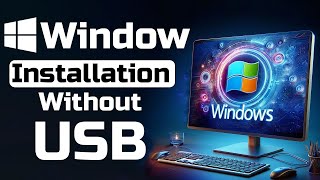 How to Install Windows Without a USB Drive Using WinToHDD  No USB Needed with WinToHDD [upl. by Tenney411]