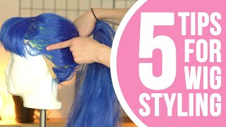 5 Basic Tips for Cosplay Wig Styling [upl. by Aicssej]