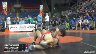 220 Quarterfinal  Jake Levengood California vs Cohlton Schultz Colorado [upl. by Gnehs]