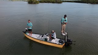 Fishing DEEP into Chokoloskee Redfish Snook and Trout Gheenoe Lowtide 25 in Everglades City [upl. by Amary]