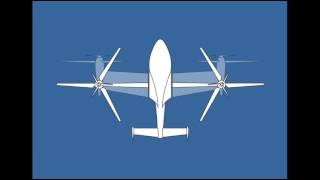 Hybrid Tiltrotor tiltwing TRH14 by Artamonoff Technologies [upl. by Lrad]