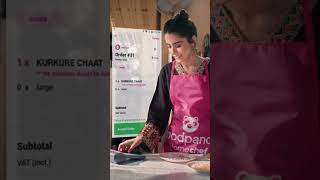 Chaat in a Bag Foodpanda Pe [upl. by Naivat336]