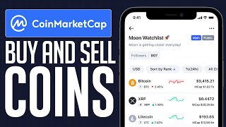 How To Buy amp Sell Coins On CoinMarketCap 2024 Full Tutorial [upl. by Rovaert]