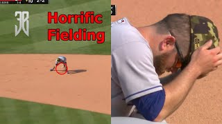 MLB  30 Minutes Of Bizarre Errors [upl. by Aihsak550]