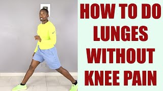 How to Do Lunges without Knee Pain [upl. by Jonah]