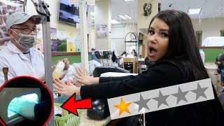 GOING TO THE WORST REVIEWED NAIL SALON IN MY CITY [upl. by Edithe]