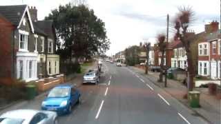 Stagecoach route 1 last ride through Woodston Peterborough before Gas Co Rip Up Road [upl. by Lebiralc]