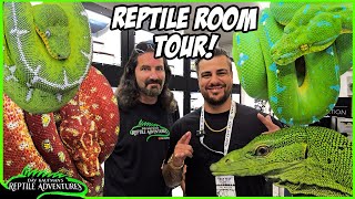 AMAZING REPTILE ROOM TOUR AT THE TRAP EXOTICS [upl. by Imer561]