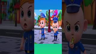 Bad Guy Go Away Song shorts cartoon [upl. by Graniela105]