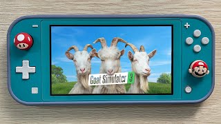 Goat Simulator 3 nintendo switch lite gameplay [upl. by Fee]