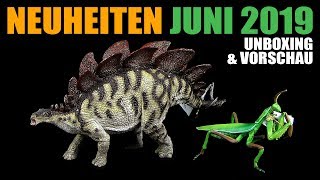 Papo ® Neuheiten  Stegosaurus amp Gottesanbeterin  Vorschau Juni 2019 [upl. by Gates]