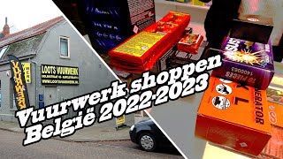 VUURWERK SHOPPEN BELGIË 20222023 [upl. by Luapnaej]