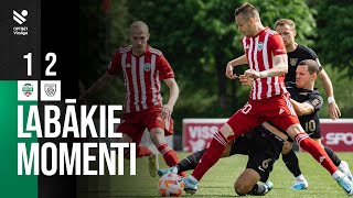 15 kārta FK Liepāja 12 Valmiera FC Labākie monenti [upl. by Clynes]