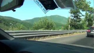 Driving SP2 Napoli to Ravello [upl. by Odlareg]