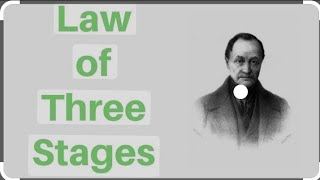 Law of Three Stages by Auguste ComteLecture1 [upl. by Llehsyar828]