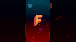 F Name Letter Status Video ❤️🥰shortvideo ♥️🥰 [upl. by Vlad620]