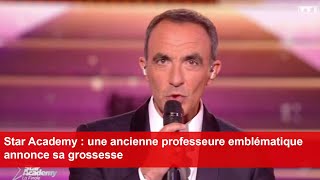 Star Academy  une ancienne professeure emblématique annonce sa grossesse [upl. by Petie545]