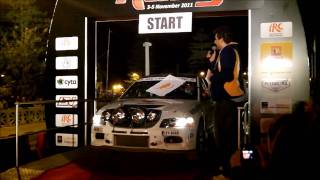 IRC 2011 Cyprus Rally  Start and SS1 Super Special Stage [upl. by Eicyak]