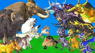 The Great Zoo Escape Forest Wild Animals vs Gorilla Trap  Animal Revolt Battles  Funny Animals [upl. by Alcus]