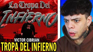 REACCIÓN Victor Cibrian  La Tropa Del Infierno Official Video [upl. by Hannad]